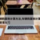 【车辆购置税计算方法,车辆购置税计算方法有哪些变化?】