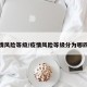 疫情风险等级/疫情风险等级分为哪四级